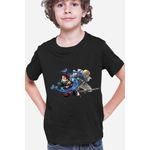 Fashion, accesorii si bijuterii - Copii - Imbracaminte copii - Tricouri copii - Tricou copii Claymore Demons Kimetsu No Yaiba Boruto, negru, XS Copii - Infinity.ro