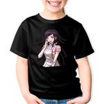 Fashion, accesorii si bijuterii - Copii - Imbracaminte copii - Tricouri copii - Tricou copii Danganronpa Izuru Kamakura Horror Anime, negru, XS Copii - Infinity.ro