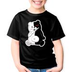 Fashion, accesorii si bijuterii - Copii - Imbracaminte copii - Tricouri copii - Tricou copii Danganronpa Killing School Life Killer Bear, negru, XS Copii - Infinity.ro