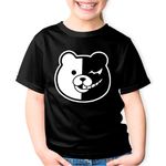 Fashion, accesorii si bijuterii - Copii - Imbracaminte copii - Tricouri copii - Tricou copii Danganronpa Monokuma Horror Teddy Bear, negru, XS Copii - Infinity.ro