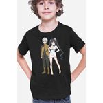 Fashion, accesorii si bijuterii - Copii - Imbracaminte copii - Tricouri copii - Tricou copii DanMachi Bell Hestia Omori Fujino Action Anime Kage, negru, XS Copii - Infinity.ro