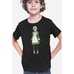 Fashion, accesorii si bijuterii - Copii - Imbracaminte copii - Tricouri copii - Tricou copii DanMachi Flover Syr Maiden Care Lovely Human Comedy, negru, XS Copii - Infinity.ro