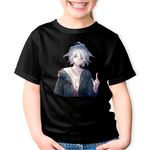 Fashion, accesorii si bijuterii - Copii - Imbracaminte copii - Tricouri copii - Tricou copii Danranronpa Nagito Komaeda Dark Manga, negru, XS Copii - Infinity.ro