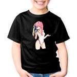 Fashion, accesorii si bijuterii - Copii - Imbracaminte copii - Tricouri copii - Tricou copii Darling in the FranXX Fanart SF Anime, negru, XS Copii - Infinity.ro