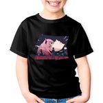 Fashion, accesorii si bijuterii - Copii - Imbracaminte copii - Tricouri copii - Tricou copii Darling in the FranXX Hiro Anime, negru, XS Copii - Infinity.ro