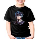 Fashion, accesorii si bijuterii - Copii - Imbracaminte copii - Tricouri copii - Tricou copii Darling in the FranXX Hiro Pilot, negru, XS Copii - Infinity.ro