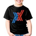 Fashion, accesorii si bijuterii - Copii - Imbracaminte copii - Tricouri copii - Tricou copii Darling in the FranXX Logo DarlinFra, negru, XS Copii - Infinity.ro