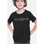 Fashion, accesorii si bijuterii - Copii - Imbracaminte copii - Tricouri copii - Tricou copii Deadwood Logo Action Vintage, negru, XS Copii - Infinity.ro