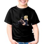 Fashion, accesorii si bijuterii - Copii - Imbracaminte copii - Tricouri copii - Tricou copii Death Note Misa Amane Fan Art Anime, negru, XS Copii - Infinity.ro