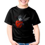 Fashion, accesorii si bijuterii - Copii - Imbracaminte copii - Tricouri copii - Tricou copii Death Note Ryuk Diavol Drac Devil Ispita Mar, negru, XS Copii - Infinity.ro