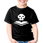 Fashion, accesorii si bijuterii - Copii - Imbracaminte copii - Tricouri copii - Tricou copii Death Note Skull Carte Horror Craniu, negru, S Copii - Infinity.ro