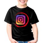 Fashion, accesorii si bijuterii - Copii - Imbracaminte copii - Tricouri copii - Tricou copii Demon Slayer Insta Creator Instagram Anime, negru, XS Copii - Infinity.ro