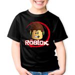 Fashion, accesorii si bijuterii - Copii - Imbracaminte copii - Tricouri copii - Tricou copii Demon Slayer Roblox Gamer, negru, XS Copii - Infinity.ro