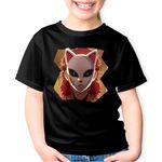 Fashion, accesorii si bijuterii - Copii - Imbracaminte copii - Tricouri copii - Tricou copii Demon Slayer Sabito Samurai Anime Manga, negru, XS Copii - Infinity.ro