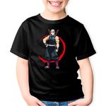 Fashion, accesorii si bijuterii - Copii - Imbracaminte copii - Tricouri copii - Tricou copii Demon Slayer Tengen Arte Martiale Anime, negru, XS Copii - Infinity.ro