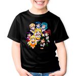 Fashion, accesorii si bijuterii - Copii - Imbracaminte copii - Tricouri copii - Tricou copii Desene Animate Bebe Sailor Moon, negru, XS Copii - Infinity.ro