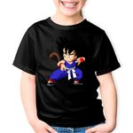Fashion, accesorii si bijuterii - Copii - Imbracaminte copii - Tricouri copii - Tricou copii Desene Animate Dragon Ball Z Son Goku Copil, negru, XS Copii - Infinity.ro
