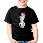 Fashion, accesorii si bijuterii - Copii - Imbracaminte copii - Tricouri copii - Tricou copii Disney Elsa 2 Frozen Olaf Comic, negru, S Copii - Infinity.ro