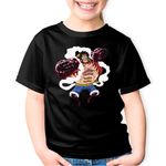 Fashion, accesorii si bijuterii - Copii - Imbracaminte copii - Tricouri copii - Tricou copii Doflamingo One Piece Superhero Cartoon, negru, XS Copii - Infinity.ro