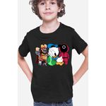 Fashion, accesorii si bijuterii - Copii - Imbracaminte copii - Tricouri copii - Tricou copii Donald Duck Squid Game Clash of Clans Kids, negru, XS Copii - Infinity.ro