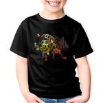 Fashion, accesorii si bijuterii - Copii - Imbracaminte copii - Tricouri copii - Tricou copii Dota 2 All Team Gang Dota2 Video Game, negru, XS Copii - Infinity.ro
