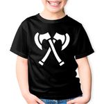 Fashion, accesorii si bijuterii - Copii - Imbracaminte copii - Tricouri copii - Tricou copii Dota 2 Axe Topoare Lupta Viking Dota2, negru, XS Copii - Infinity.ro