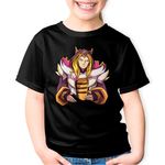 Fashion, accesorii si bijuterii - Copii - Imbracaminte copii - Tricouri copii - Tricou copii Dota 2 Invoker Cartoon Chibi Fan Art, negru, XS Copii - Infinity.ro