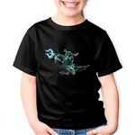 Fashion, accesorii si bijuterii - Copii - Imbracaminte copii - Tricouri copii - Tricou copii Dota 2 Obsidian Destroyer Evil Hero Game, negru, XS Copii - Infinity.ro