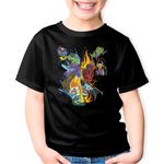 Fashion, accesorii si bijuterii - Copii - Imbracaminte copii - Tricouri copii - Tricou copii Dota 2 Party Heroes Video Game Dota2, negru, XS Copii - Infinity.ro