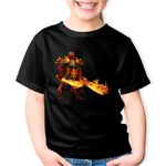 Fashion, accesorii si bijuterii - Copii - Imbracaminte copii - Tricouri copii - Tricou copii Dota 2 Xin Spirit Ember Hero Sabii Foc Dota2, negru, XS Copii - Infinity.ro