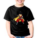 Fashion, accesorii si bijuterii - Copii - Imbracaminte copii - Tricouri copii - Tricou copii Dragon Ball Son Goku Akira Toriyama, negru, XS Copii - Infinity.ro