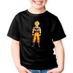 Fashion, accesorii si bijuterii - Copii - Imbracaminte copii - Tricouri copii - Tricou copii Dragon Ball Z Goku Saiyan Ninja Manga, negru, XS Copii - Infinity.ro