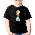 Fashion, accesorii si bijuterii - Copii - Imbracaminte copii - Tricouri copii - Tricou copii Dragon Ball Z Goku War Soldat Anime, negru, XS Copii - Infinity.ro