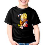 Fashion, accesorii si bijuterii - Copii - Imbracaminte copii - Tricouri copii - Tricou copii Dragon Ball Z Goku Youtube Badass, negru, XS Copii - Infinity.ro