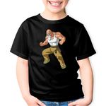 Fashion, accesorii si bijuterii - Copii - Imbracaminte copii - Tricouri copii - Tricou copii Dragon Ball Z Master Roshi Culturism Antrenor Bunic, negru, XS Copii - Infinity.ro