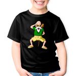 Fashion, accesorii si bijuterii - Copii - Imbracaminte copii - Tricouri copii - Tricou copii Dragon Ball Z Master Roshi Ninja Shaolin Sensei, negru, XS Copii - Infinity.ro