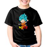 Fashion, accesorii si bijuterii - Copii - Imbracaminte copii - Tricouri copii - Tricou copii Dragon Ball Z Saiyan Taekwondo, negru, XS Copii - Infinity.ro