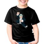 Fashion, accesorii si bijuterii - Copii - Imbracaminte copii - Tricouri copii - Tricou copii Dragon Ball Z Sensei Roshi Zen Yin Yang Reiki, negru, XS Copii - Infinity.ro