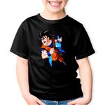 Fashion, accesorii si bijuterii - Copii - Imbracaminte copii - Tricouri copii - Tricou copii Dragon Ball Z Son Goku Japonia Anime, negru, XS Copii - Infinity.ro