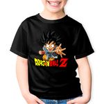 Fashion, accesorii si bijuterii - Copii - Imbracaminte copii - Tricouri copii - Tricou copii Dragon Ball Z Son Goku Karate Kid, negru, XS Copii - Infinity.ro