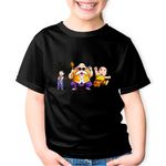Fashion, accesorii si bijuterii - Copii - Imbracaminte copii - Tricouri copii - Tricou copii Dragon Ball Z Son Goku Master Roshi Krillin Anime, negru, XS Copii - Infinity.ro