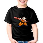 Fashion, accesorii si bijuterii - Copii - Imbracaminte copii - Tricouri copii - Tricou copii Dragon Ball Z Son Goku Ziua Barbatului, negru, XS Copii - Infinity.ro