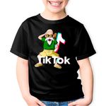 Fashion, accesorii si bijuterii - Copii - Imbracaminte copii - Tricouri copii - Tricou copii Dragon Ball Z Tiktok Maestru Antrenor Profesor Tik Tok, negru, XS Copii - Infinity.ro