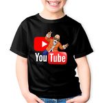 Fashion, accesorii si bijuterii - Copii - Imbracaminte copii - Tricouri copii - Tricou copii Dragon Ball Z Youtuber Maestru Antrenor Profesor Youtube, negru, XS Copii - Infinity.ro