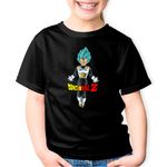 Fashion, accesorii si bijuterii - Copii - Imbracaminte copii - Tricouri copii - Tricou copii DragonballZ Vegeta Insta Creator Anime, negru, XS Copii - Infinity.ro