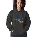 Fashion, accesorii si bijuterii - Femei - Imbracaminte femei - Hanorace femei - Hanorac Femei Star Trek Journey Spaceship Galaxy Explore Universe Adventure, negru,  marime S - Infinity.ro