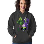 Fashion, accesorii si bijuterii - Femei - Imbracaminte femei - Hanorace femei - Hanorac Femei Ben10 Joker Marvel Powerpuff Mojo Jojo, negru,  marime S - Infinity.ro