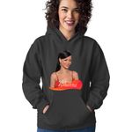 Fashion, accesorii si bijuterii - Femei - Imbracaminte femei - Hanorace femei - Hanorac Femei Rihanna Beautiful Lady Concert Style American, negru,  marime S - Infinity.ro