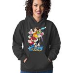 Fashion, accesorii si bijuterii - Femei - Imbracaminte femei - Hanorace femei - Hanorac Femei Seven Deadly Sins Top Anime Melodias Diane King, negru,  marime S - Infinity.ro