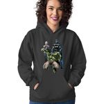 Fashion, accesorii si bijuterii - Femei - Imbracaminte femei - Hanorace femei - Hanorac Femei Hulk Batman Gerald Witcher Ciry, negru,  marime S - Infinity.ro